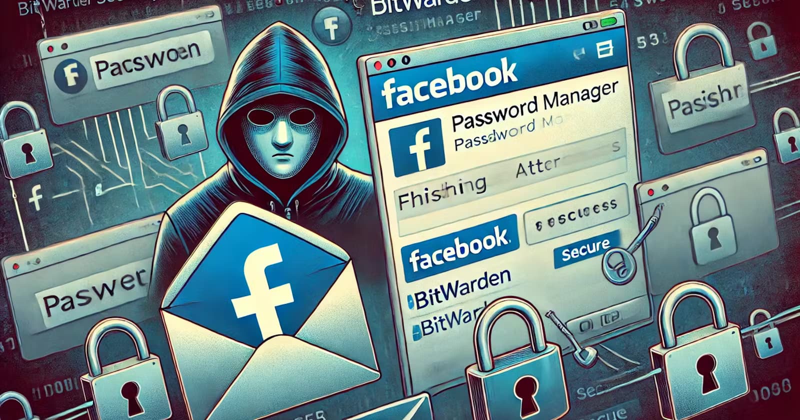 Warning: Bitwarden Users Face Complex Phishing Threat on Facebook