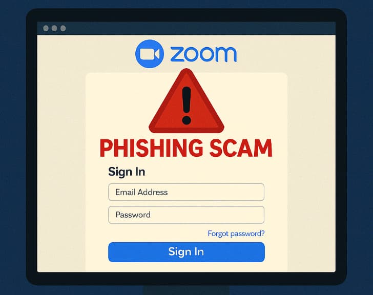 New Phishing Attack Fakes Zoom Meeting Invitations to Steal Login Information