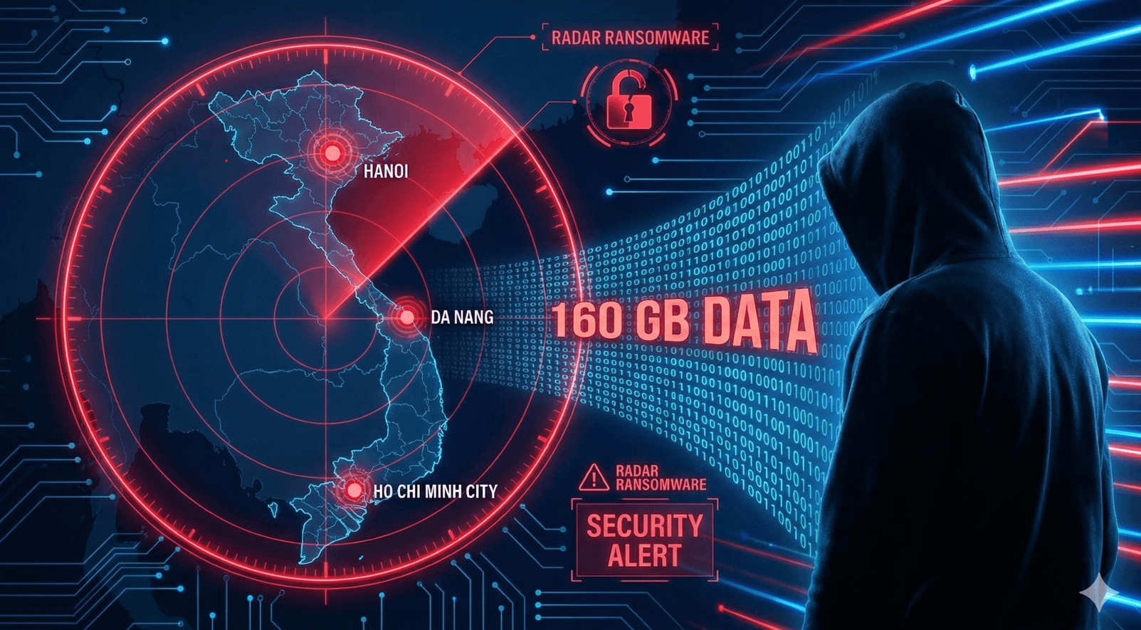 Nhóm ransomware RADAR tấn công vào doanh nghiệp Việt Nam – Hơn 160 GB dữ liệu nhạy cảm bị đánh cắp.