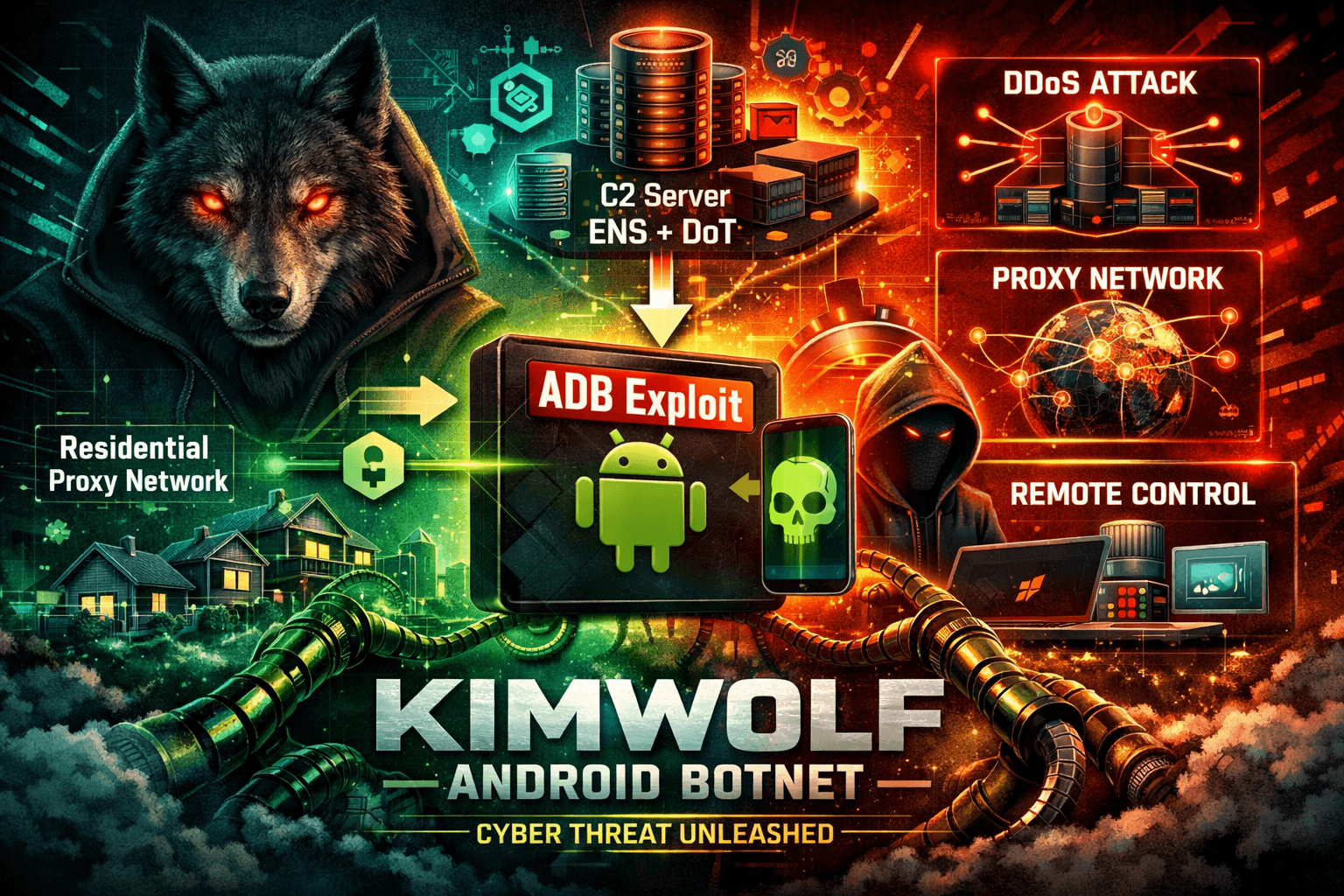Chiến dịch Kimwolf: Botnet Android Siêu Lớn Lạm Dụng Residential Proxy Networks