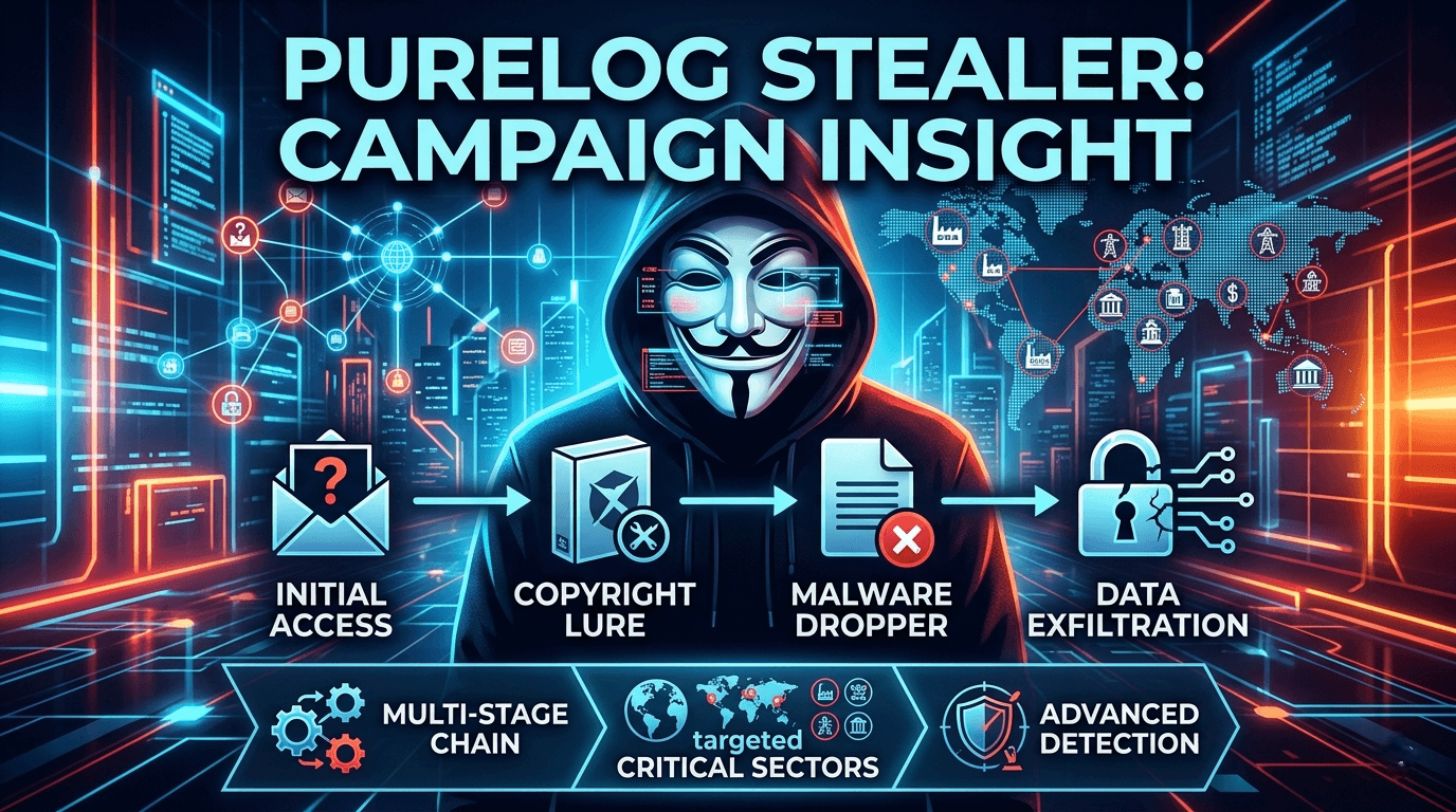 Chiến dịch PureLog Stealer - Chuỗi Tấn Công Nhiều Giai Đoạn Nhắm Vào Các Ngành Trọng Yếu