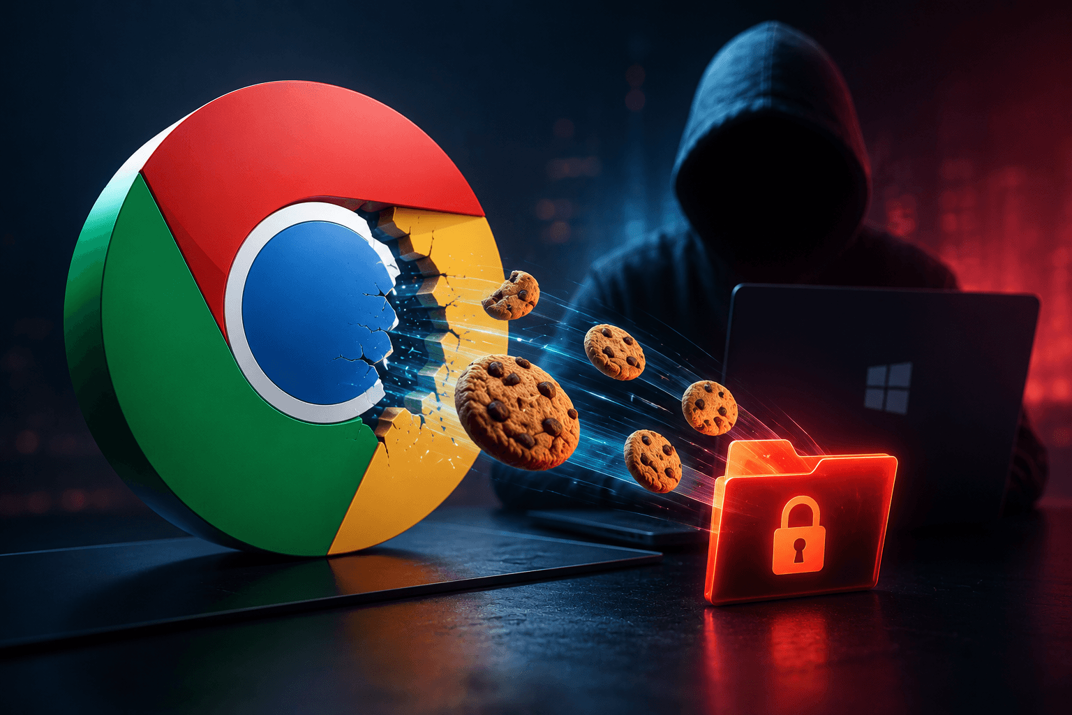 Malware đánh cắp cookie phiên Chrome để chiếm quyền tài khoản qua backdoor Windows