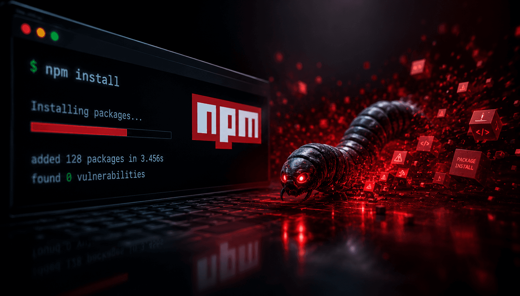 Khi lệnh npm install trở thành điểm khởi đầu của một cuộc tấn công mạng