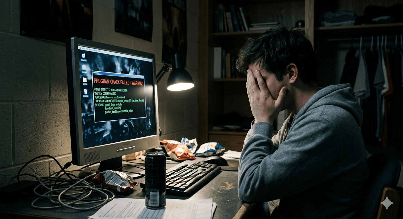Lumma Stealer + Sectop RAT (ArechClient2): Two-Stage Attack Chain via Fake Cracked Software