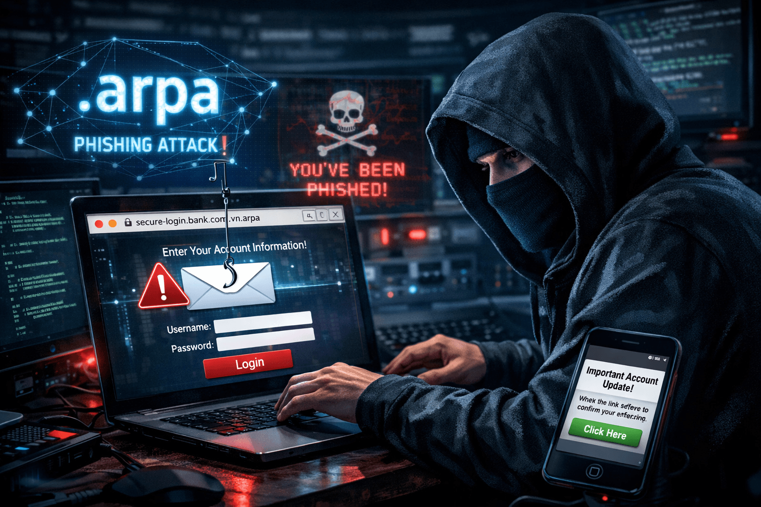 Lạm Dụng TLD .arpa: Khai Thác Hạ Tầng DNS Để Phát Tán Phishing