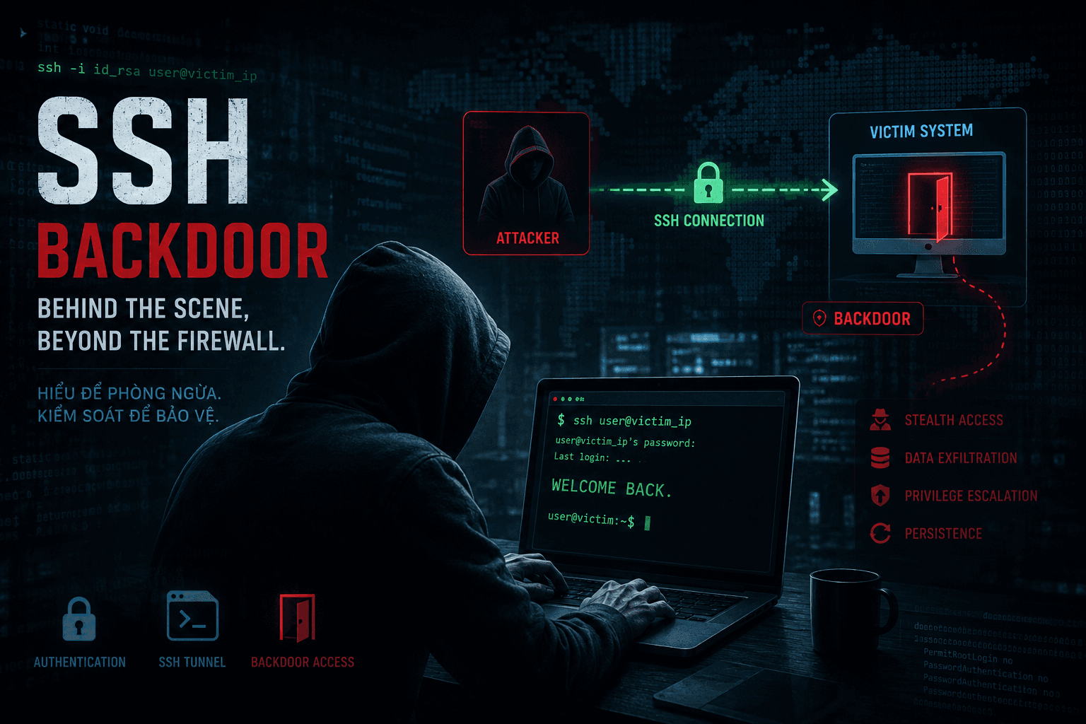 PamDOORa: Backdoor Linux Biến SSH Thành Bẫy Im Lặng