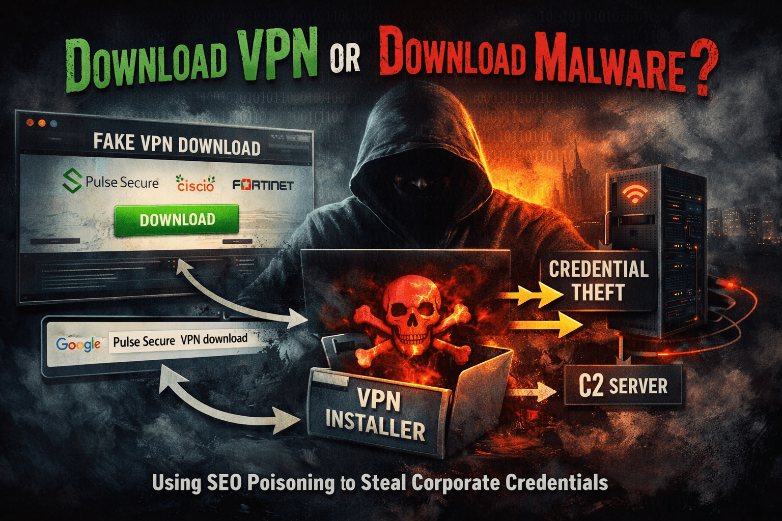 Chỉ tìm ‘VPN download’ trên Google – và bạn đã trao credential công ty cho hacker?
