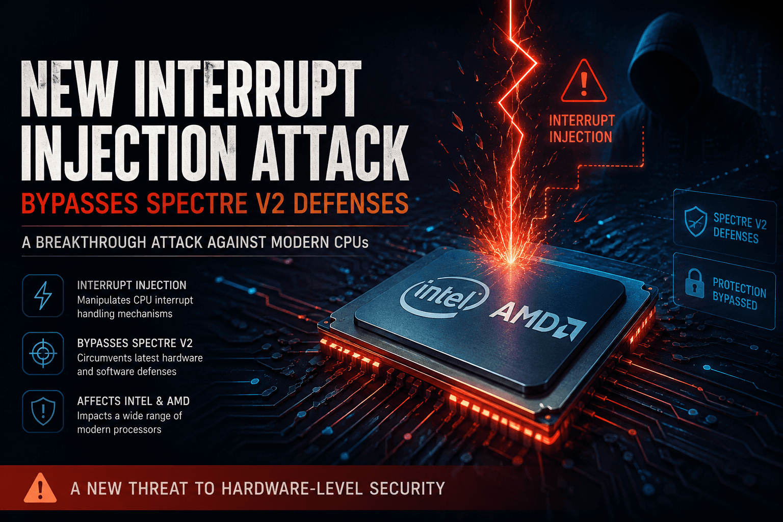 Lỗ hổng Interrupt Injection: Khi "chiếc khiên" Spectre v2 của CPU bị đâm thủng trong vài nan giây