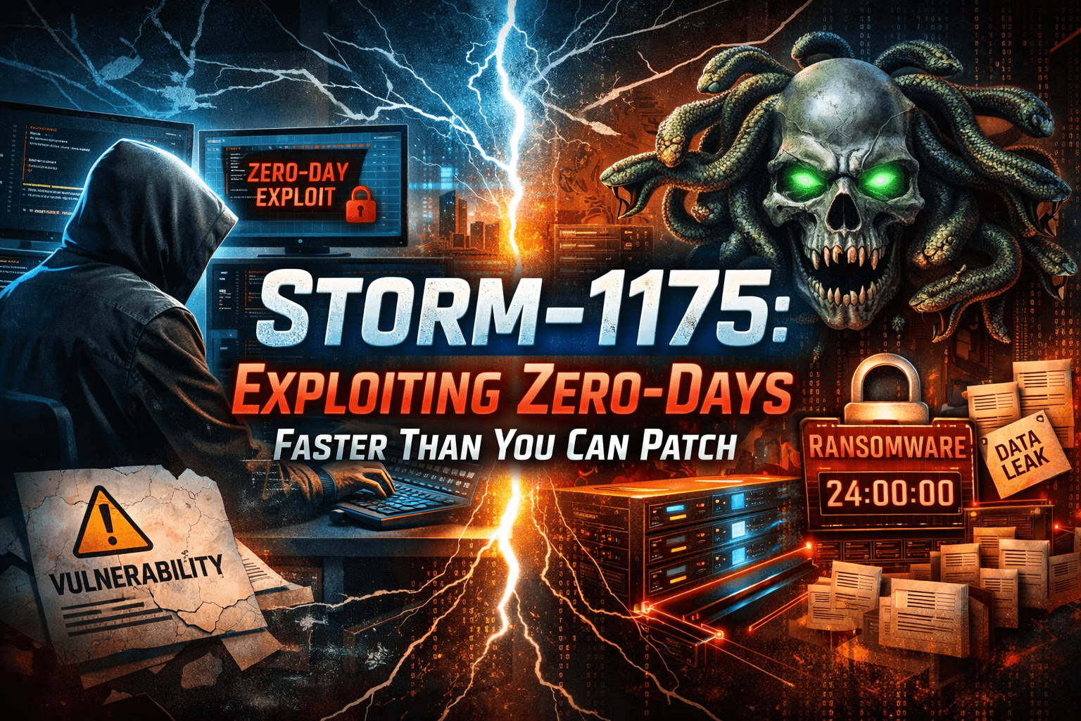 Zero-day + tốc độ 24h: Storm-1175 đang thay đổi cuộc chơi ransomware